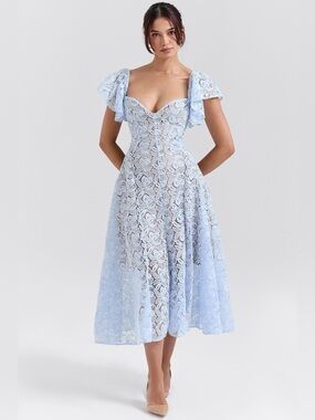 samaria white corset midi dress Stylish Samaria Wedding Dress in Elegant White